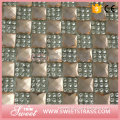hotfix square diamond stone mesh sheet for garment